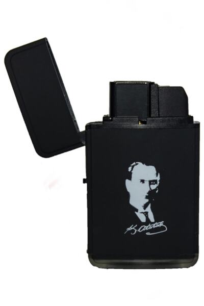 Hunter Çift Pürmüz Alev Mat Renk Çakmak Atatürk