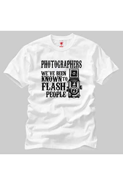 Crazy Відомі фотографи, які використовують спалах Erkek Tişört