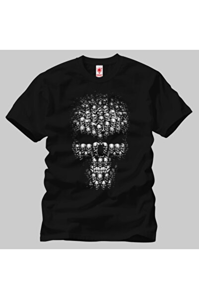 Crazy Muška majica - Dizajn lubanje u lubanji