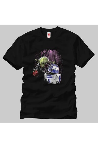 Crazy Muška crna majica sa motivom Zvijezda ratova, Yoda i zombija