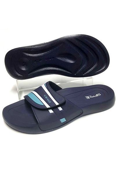 Ceyo Ανδρικές παντόφλες Anatomical Navy Blue 9100-19