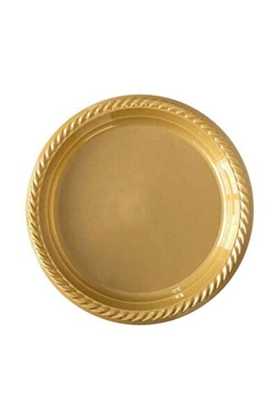 Happyland 100 Lü Gold Plastik Tabak