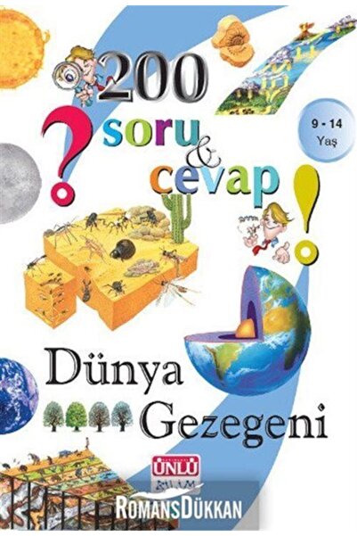 Generic Brand 9+ Yaş Çocuklar Için 200 Soru&cevap-dünya Gezegeni