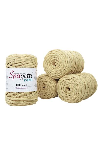 Spagettiyarn Soft Sarı Xxlace - 4'lü Set