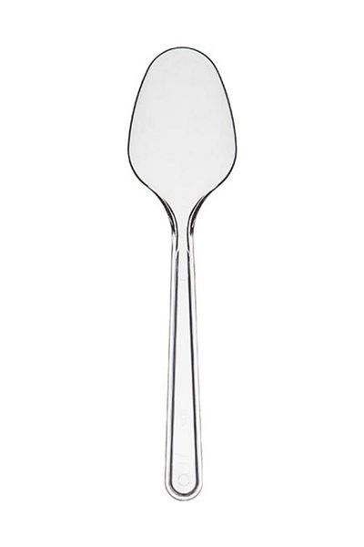 Poppy Luxury Transparent Spoon - 100 Plastic Classic