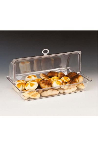 Zicco Rolltop Covered Polycarbonate Housing Container, Fan 28x43 Cm