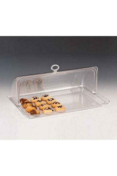 Zicco Rolltop Covered Polycarbonate Housing Container, Fan 28x43 Cm