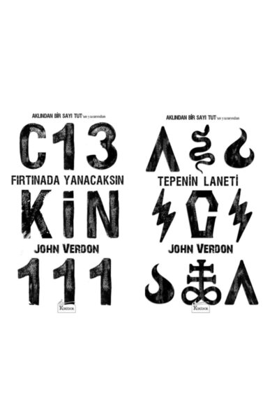 Koridor Yayıncılık Çok Okunan 2 Kitap Polisiye-gerilim-gizem Seti John Verdon...
