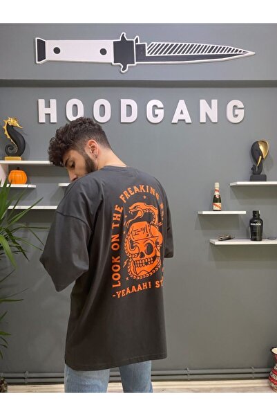 HOOD GANG Pogledaj oversıze T-shırt