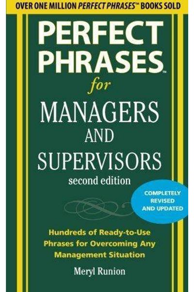 Arkadaş Yayıncılık Perfect Phrases For Managers And Supervisors, Second Edition