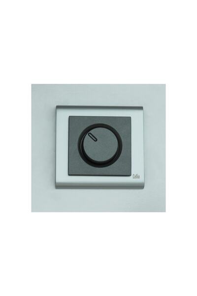 MAKEL Cellia Cellia Dimmer Füme Kapak Mat Krom Çerçeve