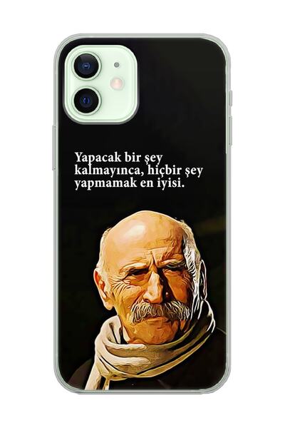 Spoyi iPhone 12 Super Transparent Phone Case with Uncle Ramiz Design