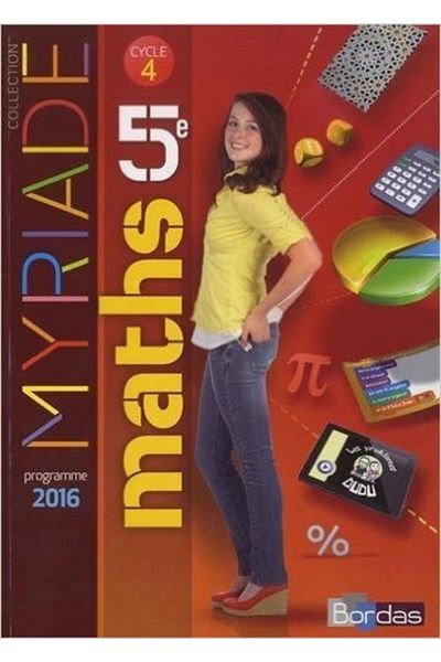 Arkadaş Yayıncılık Myriade 5e - Manuel Élève - Grand Format (Ed2016) - Nouveau Programme 2016