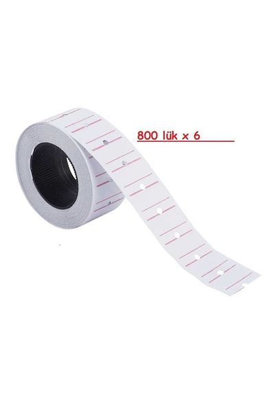 KRAF Price Tag Striped 12 Mm X 21 Mm Pack of 6