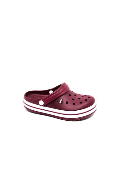 Akınal Bella 195 Claret Red-white-burgundy Unisex Sabo Slippers