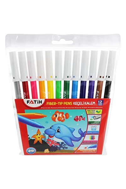 Fatih قلم لباد 12 لون 34020 0216 0209
