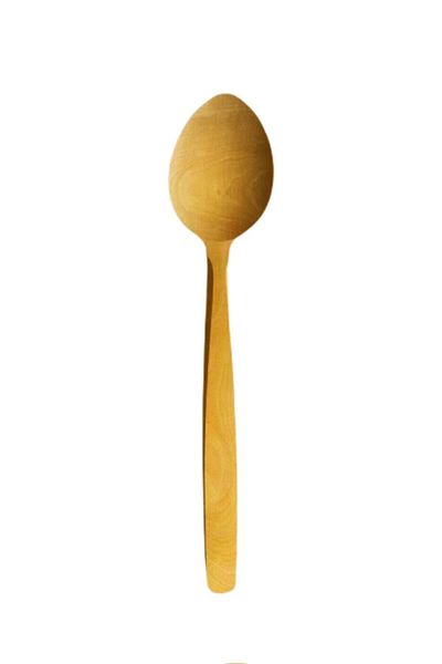 TROYA 24 Cm Genuine Boxwood Spoon, 1stClass Boxwood Wooden SpoonBoxwood Food Spoon