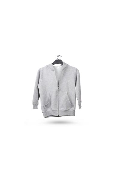 Dıgıl Kids Unisex Kids Gray Lycra Seasonal Cardigan