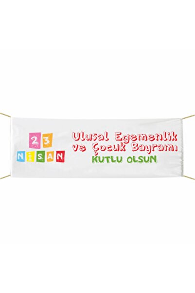 Özgüvenal 23 Nisan Bayramı Afiş- Pankart 75x300 cm