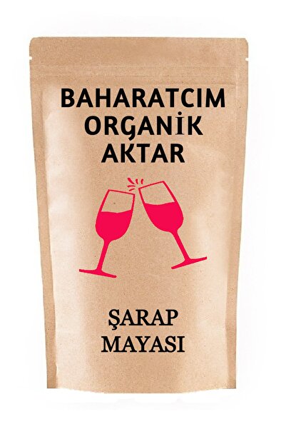 Baharatcım Aktar Organik Şarap Mayası Üstün Kalite Yüksek Tölerans Ithal 100 gr