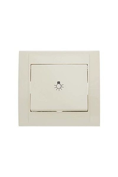 MAKEL Cream Light Button