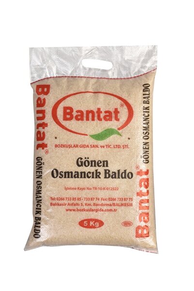 Bantat Osmancık Pirinç 5 Kg (GÖNEN BALDO)
