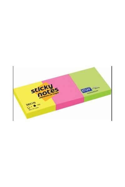 KRAF 38*51 Neon Colored 100 YpPost-it