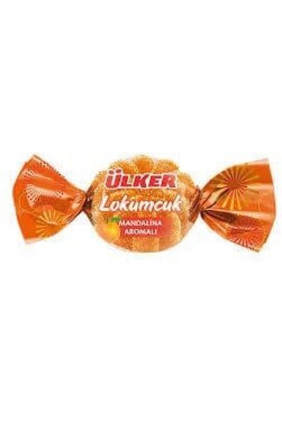 Ülker Turkish Delight Candy Soft Candy with Tangerine 1 kg 5 Pieces