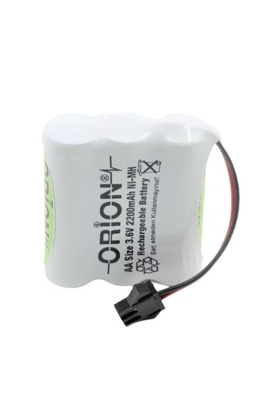 Orion Aa 3.6v 2200mah Kablo Ve Konnektörlü Şarjlı Pil