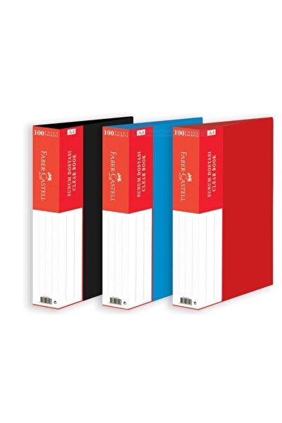 Faber Castell Mavi Standart Sunum Dosyası 100 Yaprak,