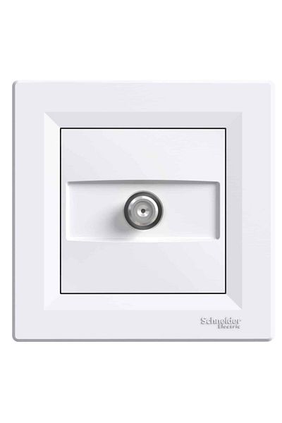 Schnieder Asfora White بدون إطار مقبس Sat نهائي 1 ديسيبل Eph3770121 10 قطع
