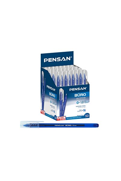 Pensan Tükenmez Kalem Büro 1 Mm Mavi 50'li 2270