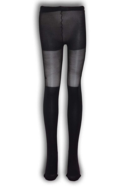 İTALİANA Черен италиански чорапогащник за момиче тип балерина