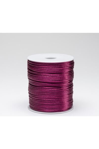 Yumuşakkeçe Satin - Floş Ip (Coada șobolanului) Cireș Rotund