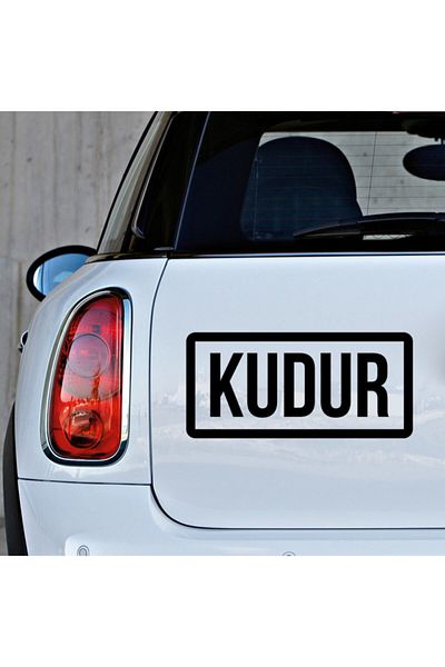 MIGNATIS Kudur Text Autocolant Vehicul Vehicul Lipire 35cm - Negru