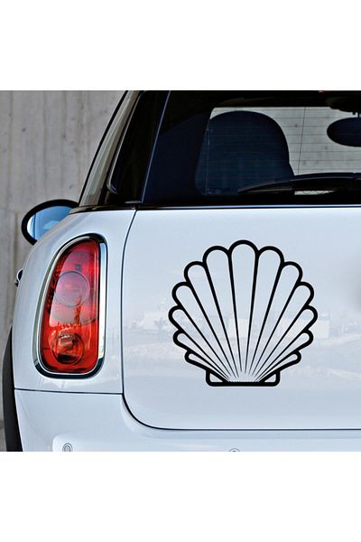 MIGNATIS Pastă autocolantă Sea Shell pentru vehicul și perete 35cm - negru