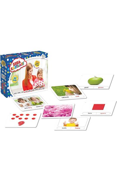 Yükselen Zeka Yayınları 16-48 Months Baby Concept Cards - Cards that Improve Speech /9786059874120