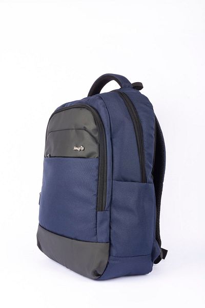 Solo Bag Unisex Navy Blue 17 Inch Professional Laptop Backpack Sports School Fitness Bag