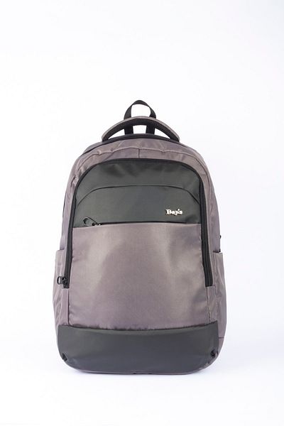 Solo Bag Unisex Μαύρο Γκρι Επαγγελματικό Laptop 17 ιντσών πίσω αθλητική τσάντα γυμναστικής