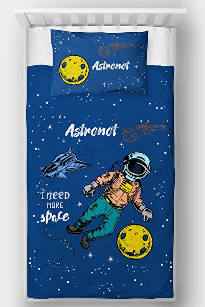 Homamia Astronaut Printed Single Bedspread