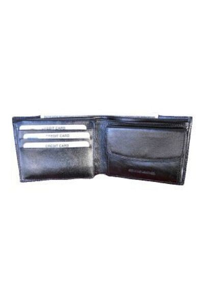 Zenga Men's Black Genuine Leather Wallet 110-1
