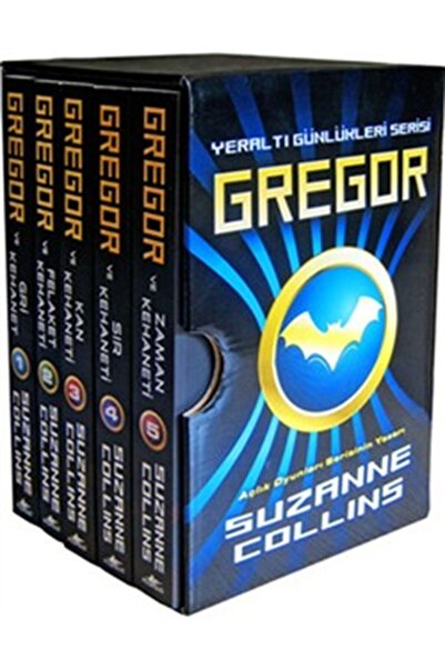 Pegasus Yayınları Gregor Ve Yeraltı Günlükleri Serisi Kutulu Özel Set (5 Kita...