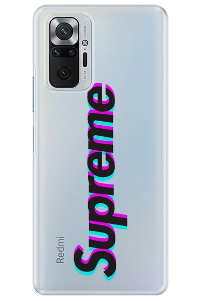 Cekuonline Xiaomi Redmi Note 10 Pro Case Patterned Trend Silicone Cover - Sup...
