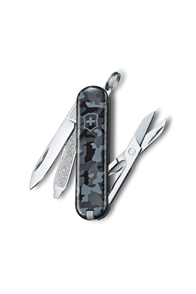 Victorinox VT 0.6223.942 Çakı Klasik 58 Mm Lacivert Kamuflaj Çakı
