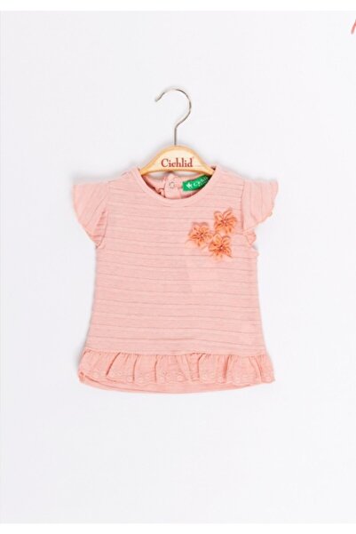 SUMMERBABE Cichlid Baby Girl Organza Floral Embroidered T-Shirt