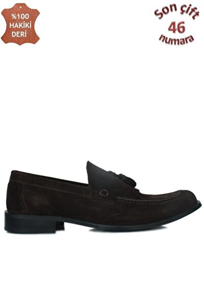 Erkan Kaban 335 242 Ανδρικά παπούτσια κλασικού καφέ σουέντ μεγάλου μικρού μεγ...