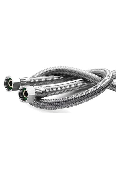 5DM Σύνδεση καθίσματος τουαλέτας Flex Hose Spiral Steel Braided - 3/8 - 3/8