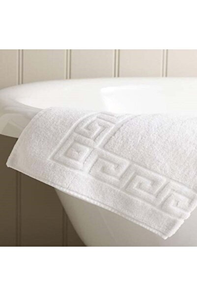 İzgi Concept Набір з 4 бавовняних килимків для ванної кімнати 50x70 білих рушників для ніг з високою поглинаючою здатністю