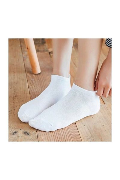 FUBA Aksesuar Set of 12 Unisex White Economic Socks