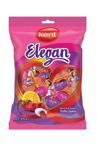 KENT Elegan Meyve Sulu Toffe Şeker 375 gr